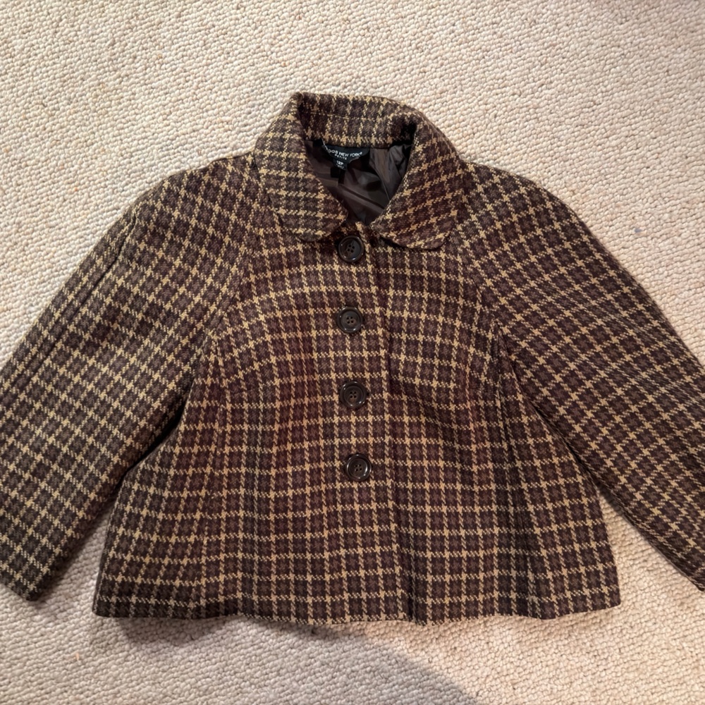 Briggs New York Checkered Brown Jacket